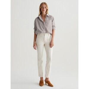 AG Adriano Goldschmied Lila Mid Rise Utility Straight‎ Jeans Size 25 Japanese